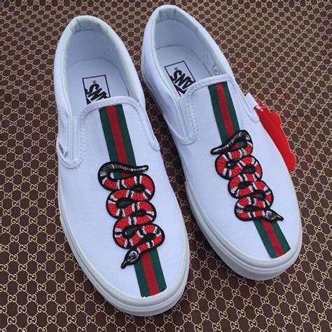 gucci vans custom|Vans slip on Gucci.